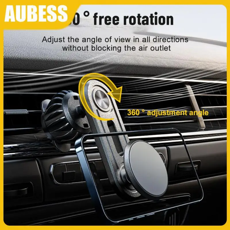 

Rotating Aluminum Alloy Holder Universal Triangle Support Magnetic Suction Vehicle Support Magnetic Multinational Portable