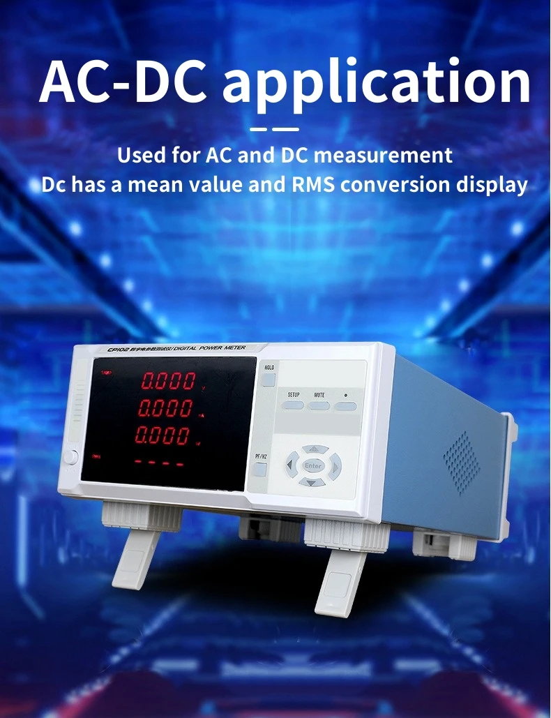 Отображение напряжения 3-600 В и тока MYAMI 5mA-20A а также коэффициента мощности частоты