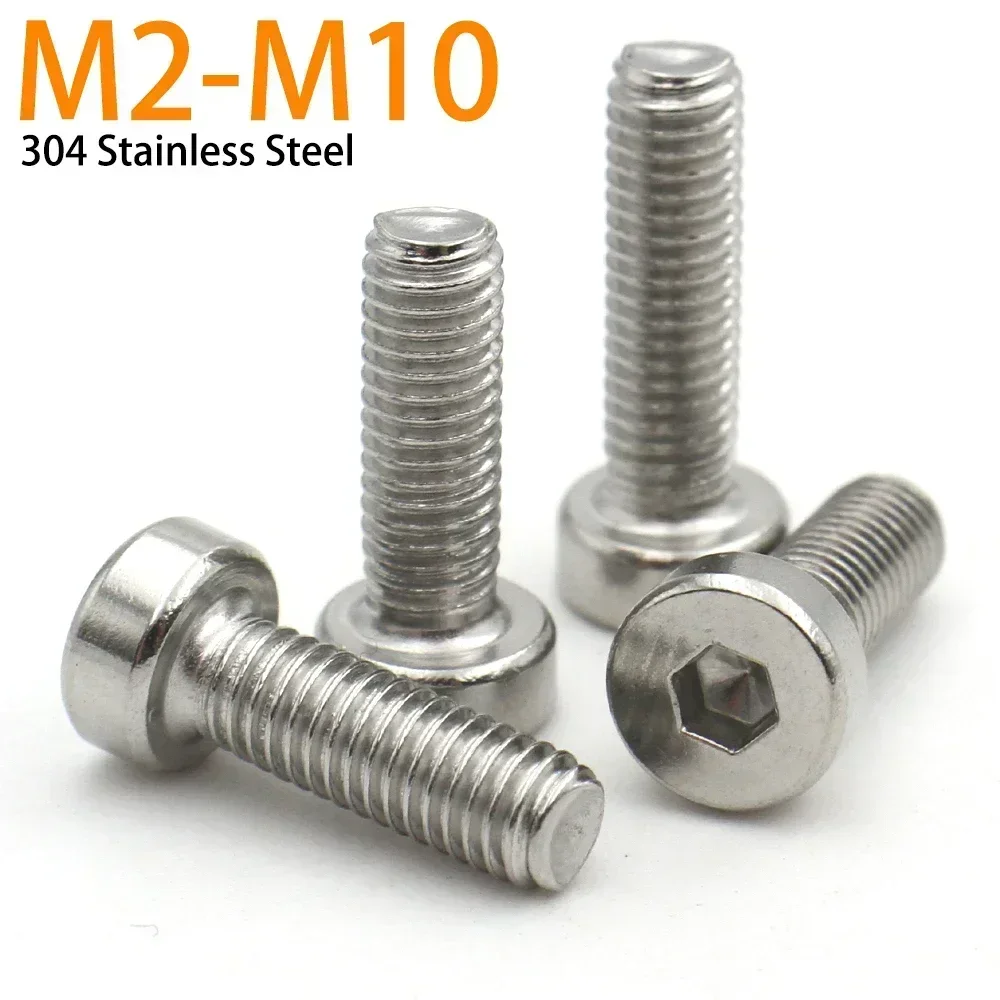 

Zimir Болты шестигранные короткие из нержавеющей стали 304 DIN7984 М2-М10