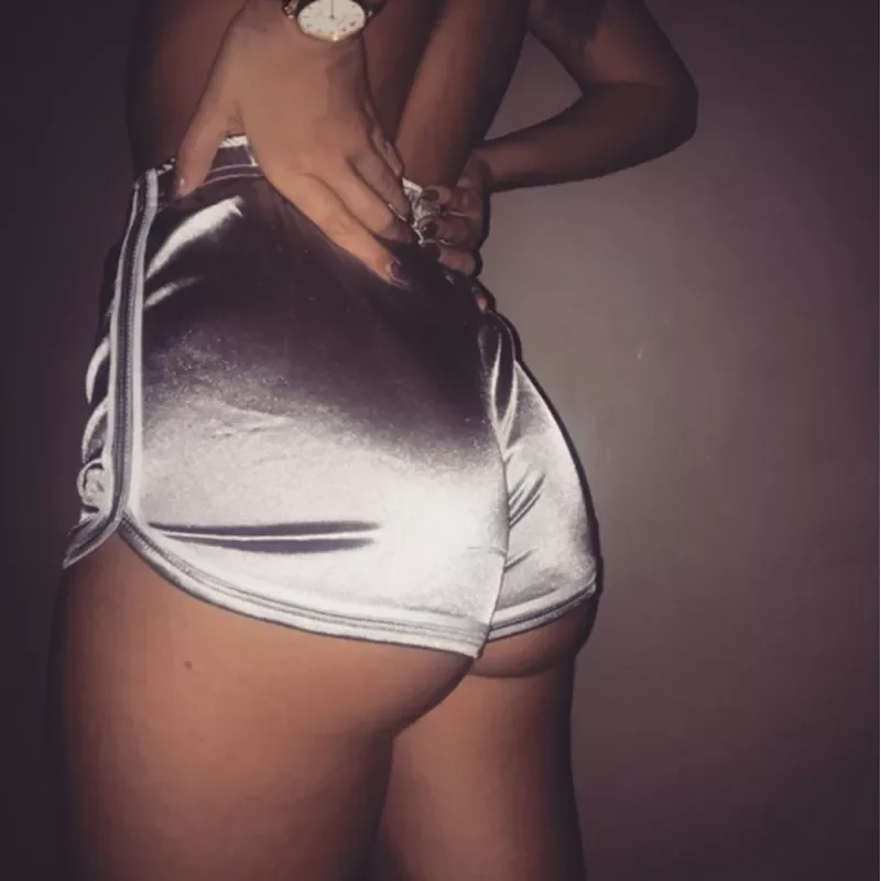 

Women Shorts Summer Silk Slim Beach Casual White Egde Shorts Hot New 2018