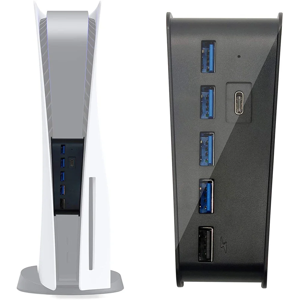 

USB Splitter Expander Hub Adapter For PS5 High-speed USB Hub Extension