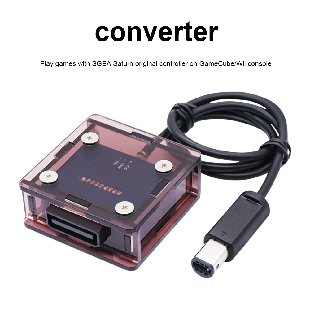 

50cm Game Controller Converter Adapter Portable Console Converter Adapter for SS SEGA To for NGC Wii Game Console Accessories