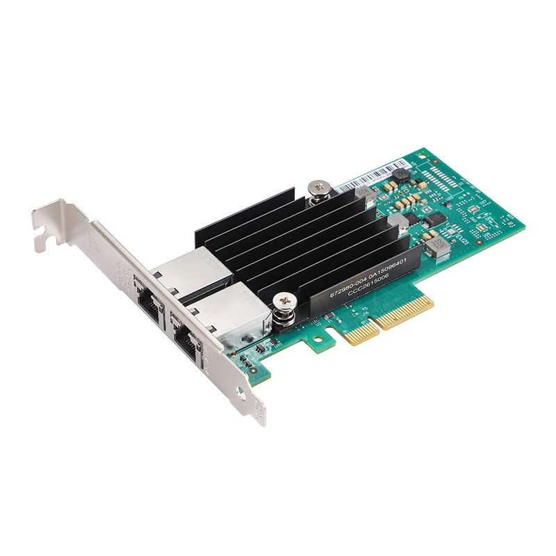 XikeStor PCIE 10G двойные порты RJ45 сетевая карта флэш-чип PCIe v3.0 флэш-Совместимость X8 X16