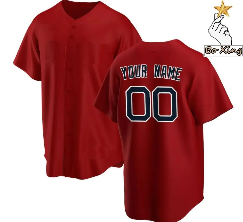 

2023 NEW Boston CUSTOM MEN WOMEN YOUTH KIDS BASEBALL JERSEYS Red Sox STITCH T-SHIRT