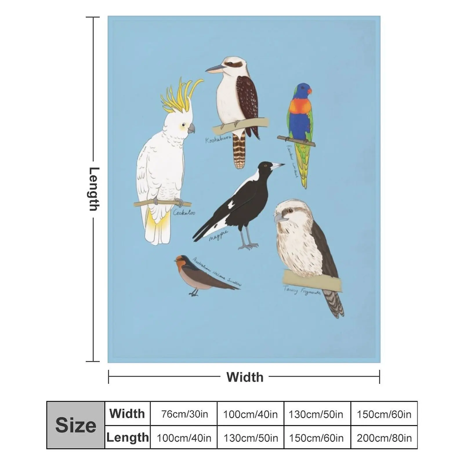 Sqwawk Warble одеяло Hoot