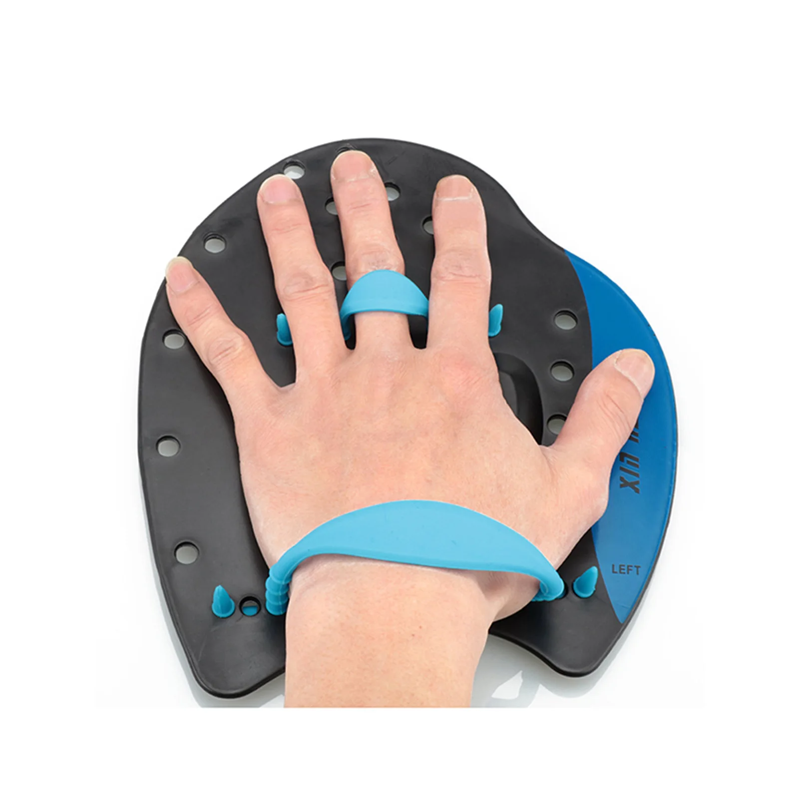 

1 Pair Swimming Hand Paddles Swim Gloves For Adults Teens Swim Paddle Help Palm Children Adult Paddling Arm Self-swimming Fins