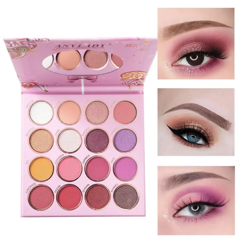 

Full Color 16 Color Eyeshadow Palette Matte Shimmer Daily Color Eyeshadow Waterproof Lasting Not Smudge Eye Makeup Cosmetic New