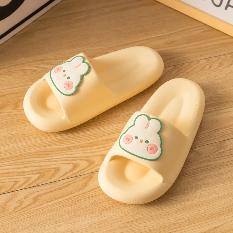 Cartoon Cute Rabbit Slippers Women's Indoor Bathroom Anti-skid and Wear-resistant Shoes Women Slipper Women Slippers House
