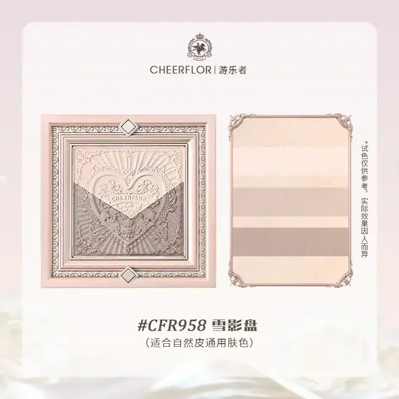 Фото Палитра для мелирования и контурирования Cheerflor, матовая хайлайтерная бронзаторная тени для носа, контурная многоцелевая палитра для макияжа №5