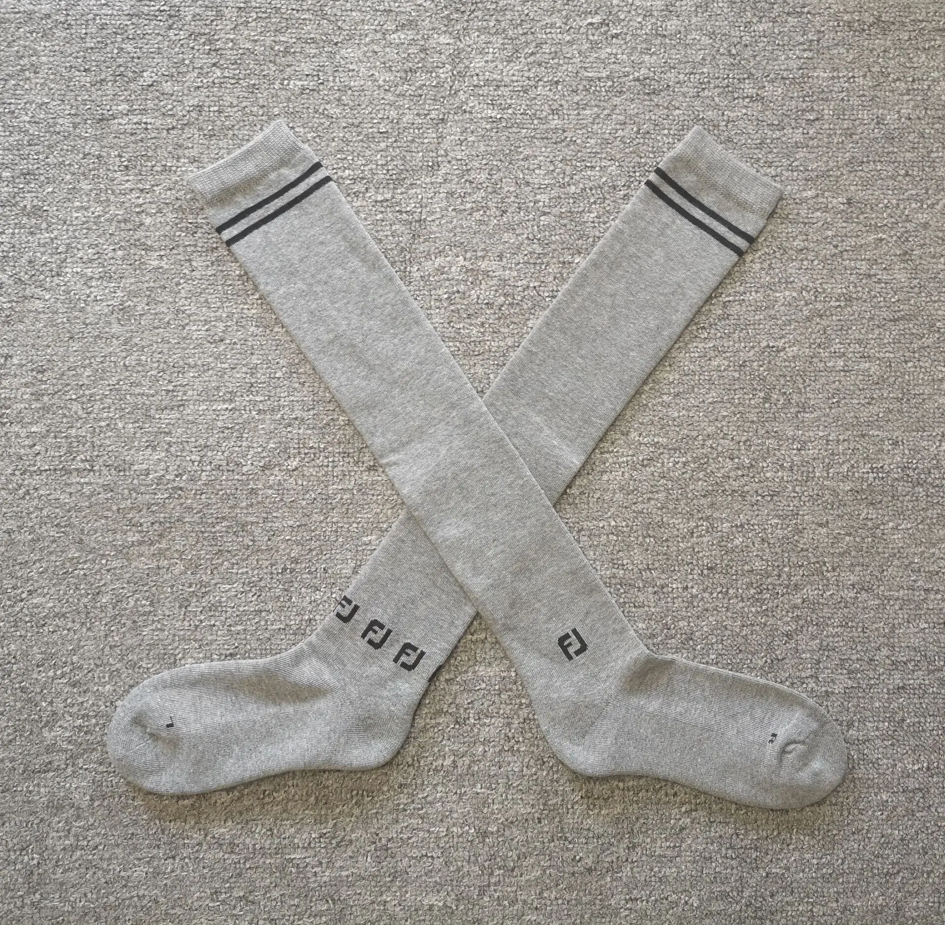 New golf stockings ladies autumn and winter thick knee combed cotton socks outdoor sports socks