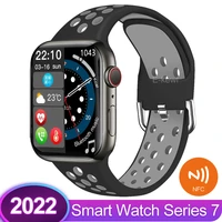 dt7 plus smartwatch series 7 double button nfc gps tracker bluetooth phone men women 45mm smartwatch 2022 ios android genuine