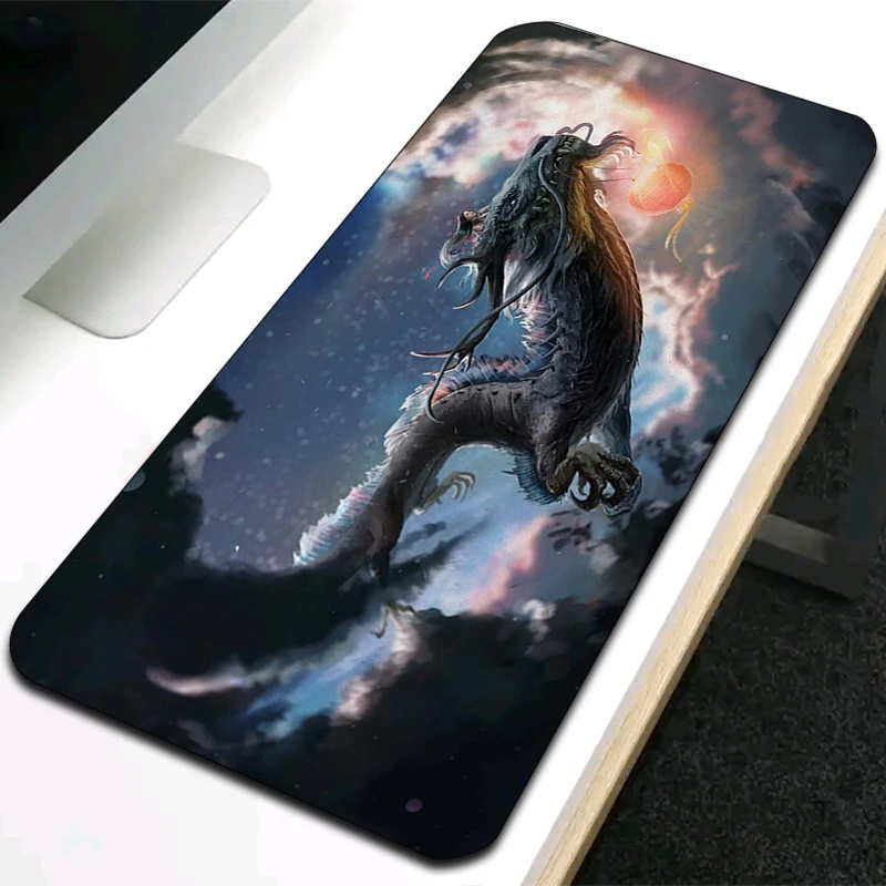 

Коврик для мыши с китайским драконом для игровых ноутбуков, коврик для мыши, игровой коврик, компьютерные аксессуары, нескользящий коврик, к...