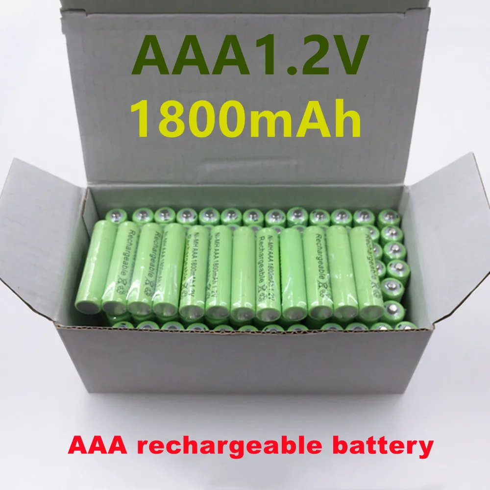 

100% new Original AAA 1800 mAh 1.2 V Quality rechargeable battery AAA 1800 mAh Ni-MH rechargeable 1.2 V 3A battery
