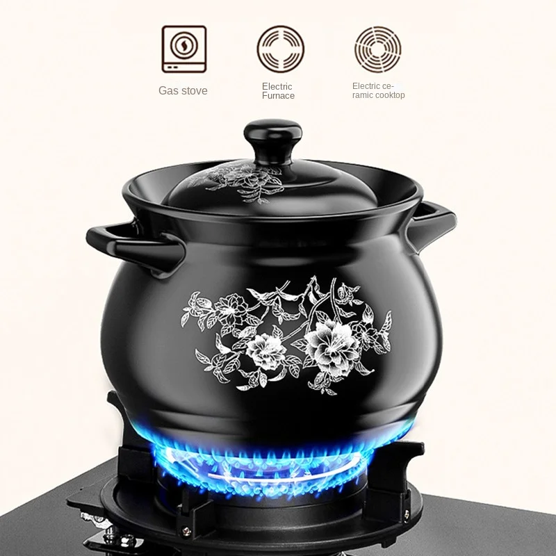 

Household Gas Soup Stew Casserole Gas Cooker Special High Temperature Resistant Ceramic Tile Casserole