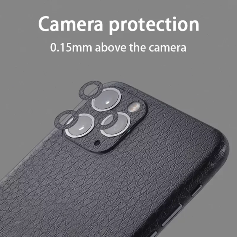 Наклейки для Iphone 7 11 Pro 12 XS, защитная крышка экрана телефона, декоративные пленки, ультратонкие Кожаные чехлы, ледяная задняя часть, дерматогл... (art.: 3920bfb4b0cd8) - 3920bfb4b0cd8