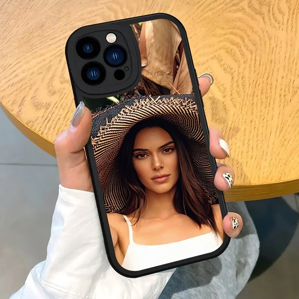 Модель K-Kendall J-Jenner Чехол для телефона iPhone 14 15 11 12 13 X XR Pro MAX Plus Защитная кожаная
