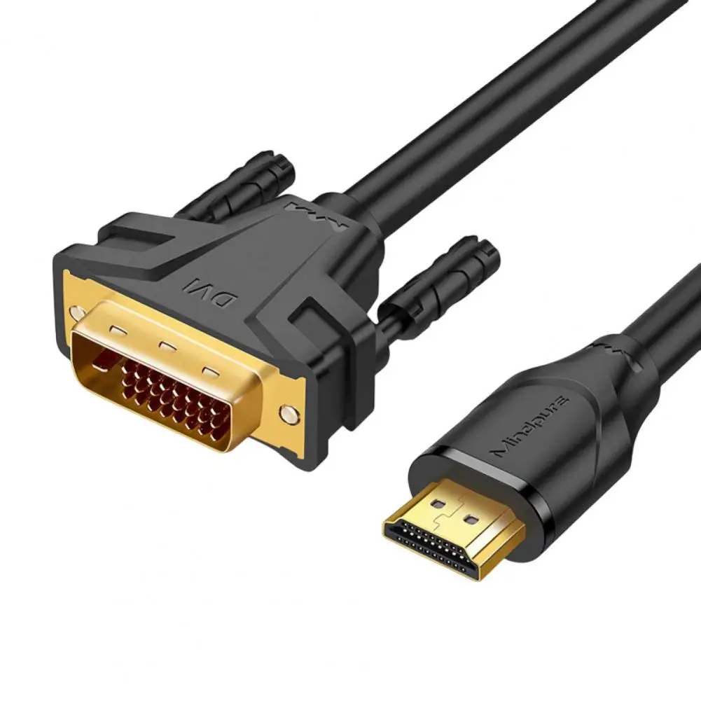 

Цифровой кабель DVI надежный стабильный сигнал без драйвера HDMI-совместимый с DVI PC TV цифровой кабель аксессуары для настольных компьютеров