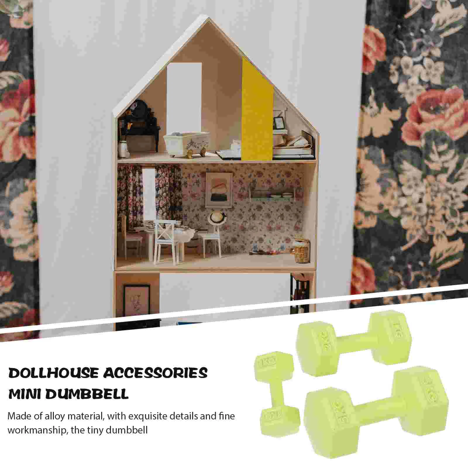 3 шт. мини-мехатели модель дома спортивное украшение кукольный домик игровой