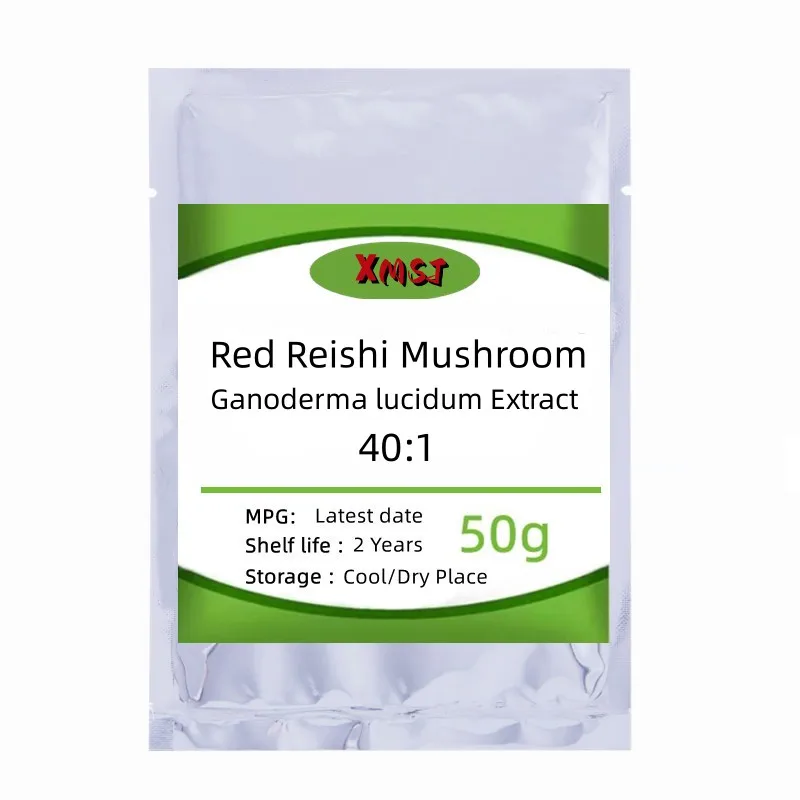 

High Quality 100% Organic Red Reishi Mushroom Extract 40:1 Ganoderma lucidum Extract Festival Glitter Cream Face Skin Whitening