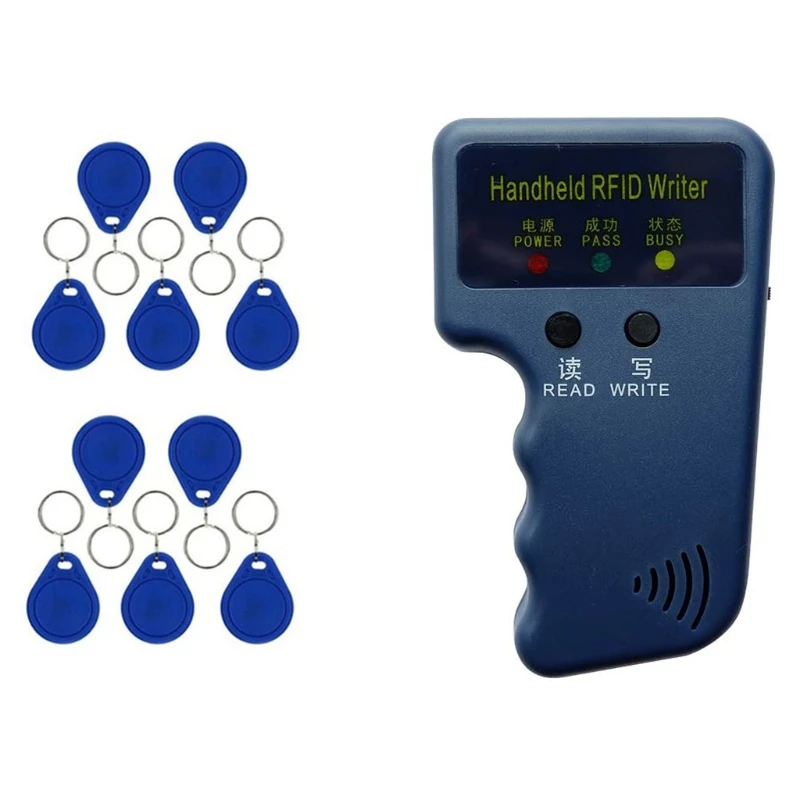 

2022 New Handheld 125KHz Keychain Readers ID Copier Writer Duplicator Access Control Cards Rewritable Portable 1 Set