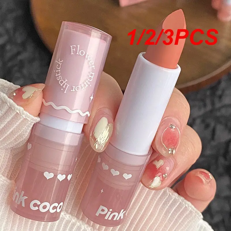 

1/2/3 шт. губная помада, стойкая и устойчивая к пятнам, Ранняя губная помада, увлажняющая Осенняя губная помада для макияжа губ