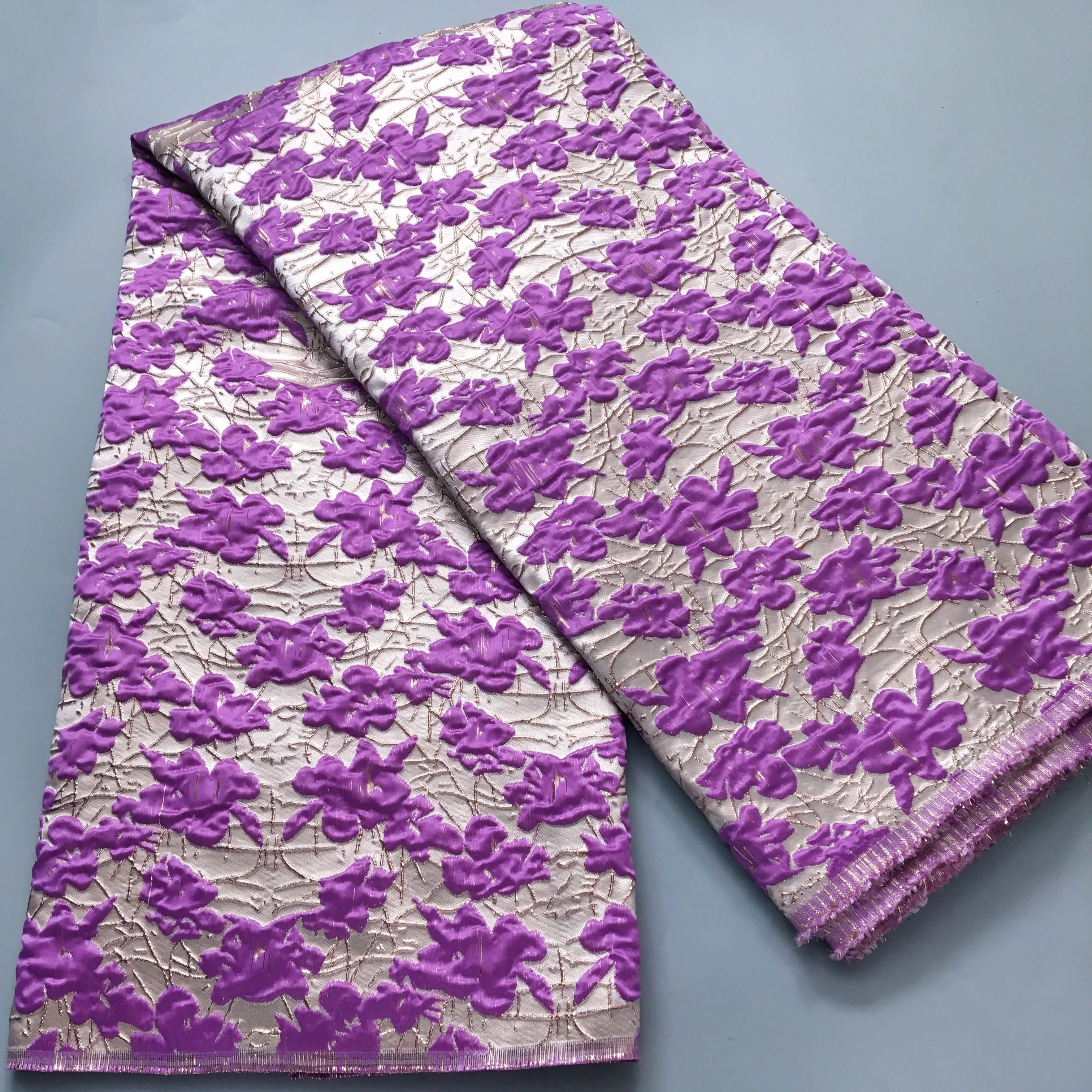 Африканский Жаккардовый Парчовый Ткань С Золотой Вышивкой Высокое Качество