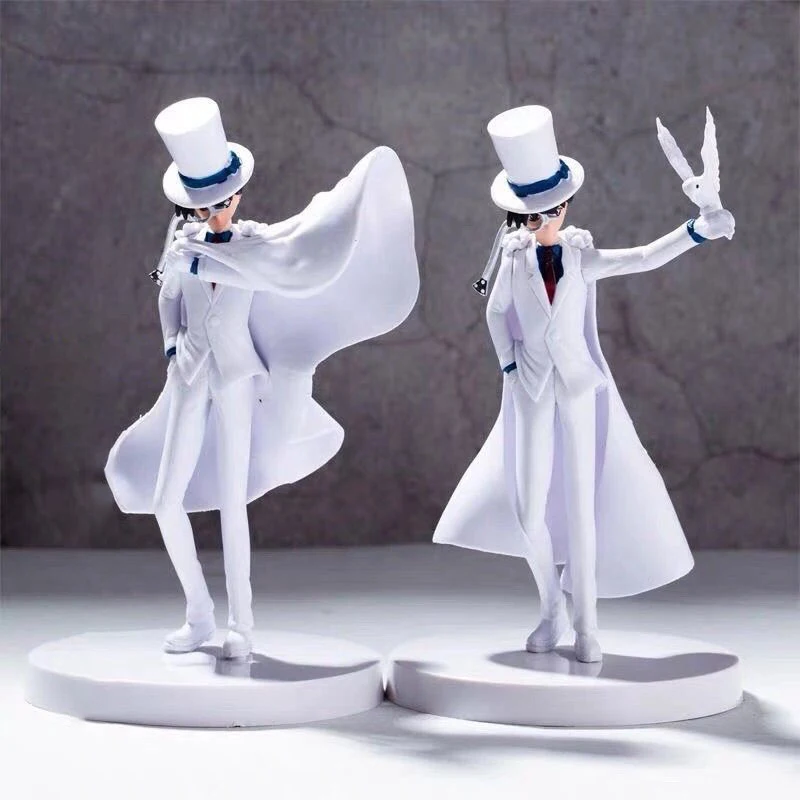 

Anime Detective Conan Kid The Phantom Thief Figure Kaitou Kiddo Figurine Anime Statue Model Collection Decora Toy Christmas Gift