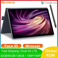 2022 full new 10 8 inch 2 in 1 tablet gps android mt6797 10 cores gaming pc tablets 4g phone call laptop tablet with keyboard