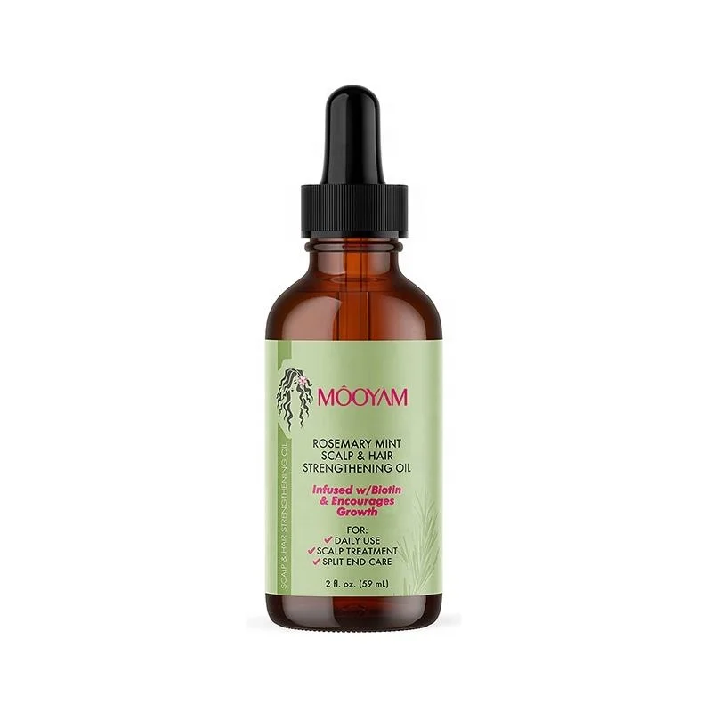 

Organics Rosemary Mint Scalp & Hair Strengthening Oil With Biotin & Essential Oils, Nourishing Treatment 59ml