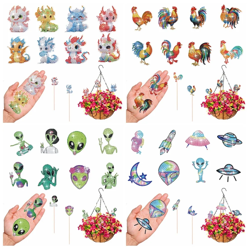 8 шт./набор стены для украшения сада