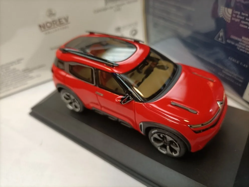 

1/43 Resin Simulation Car Model Norev Citroen Concept Car Aircross SUV Concept 2017 High-end Collection Decoration Gift