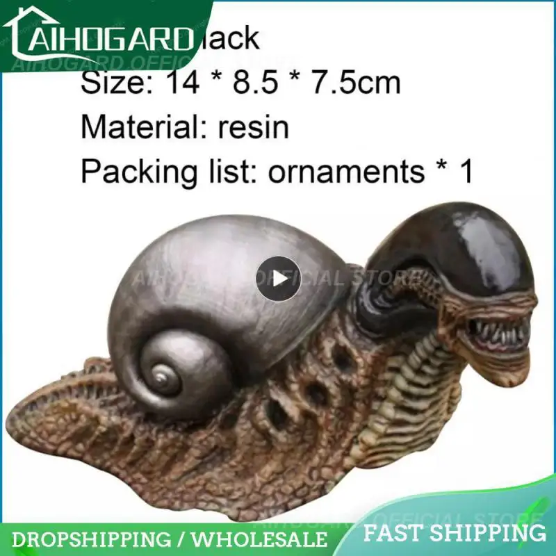 

DIY Art Snail Statue Resin Snails Variant Figure Statues Model Snail Figurines Doll Collection Birthday Gifts Yard Garden Decor