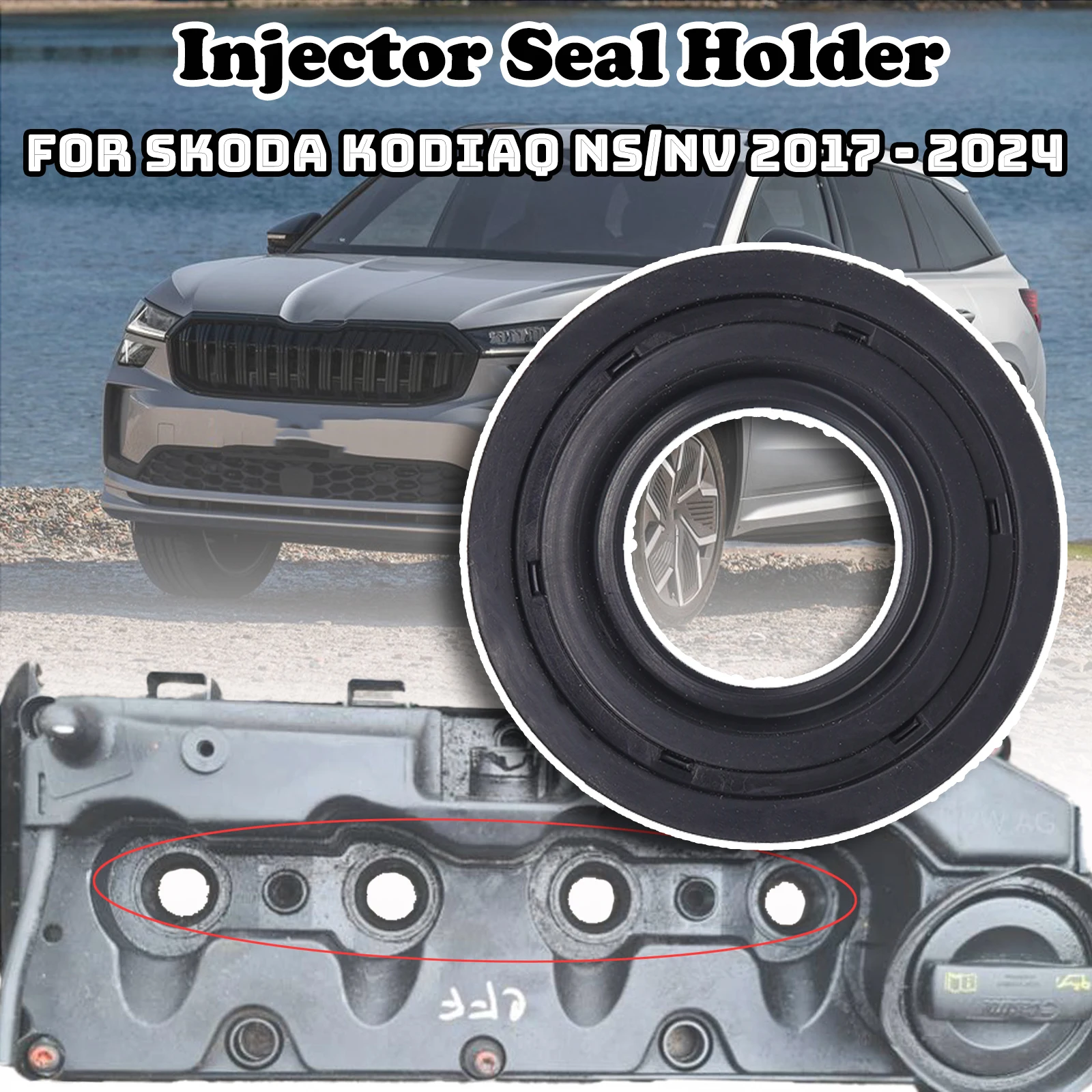 Кольцевая крышка клапана для Skoda Kodiaq NS/NV держатель прокладки инжектора 03L103070