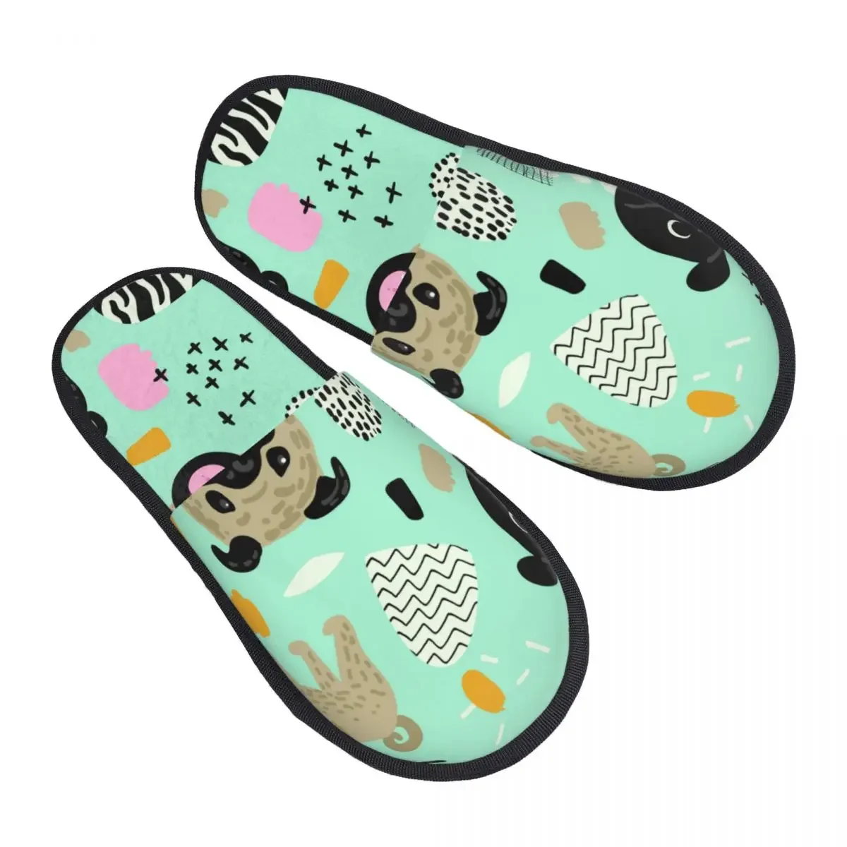 Меховые тапочки для женщин и мужчин модные пушистые зимние теплые домашняя обувь