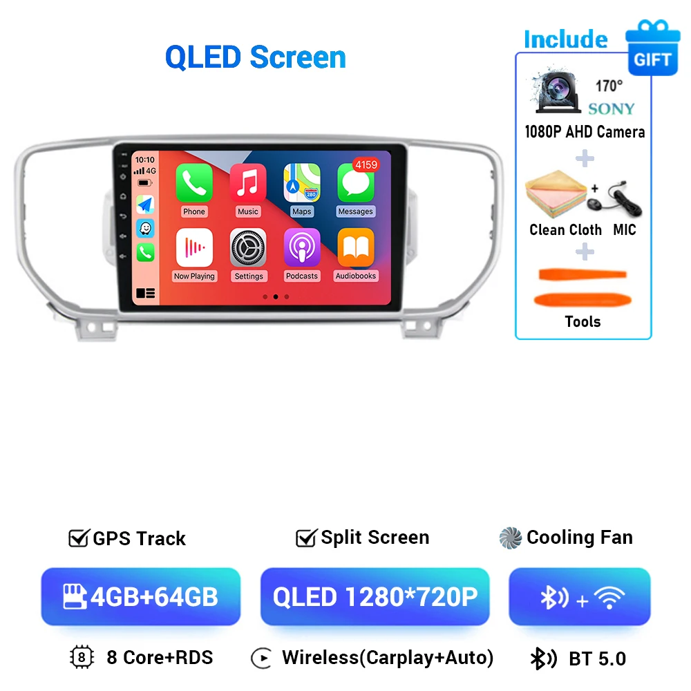 

Android 15 для KIA Sportage 4 KX5 2016 2017 2018, автомобильный радиоприемник, мультимедийная видеонавигация, GPS 2 Din, стерео DVD, аксессуары, динамики