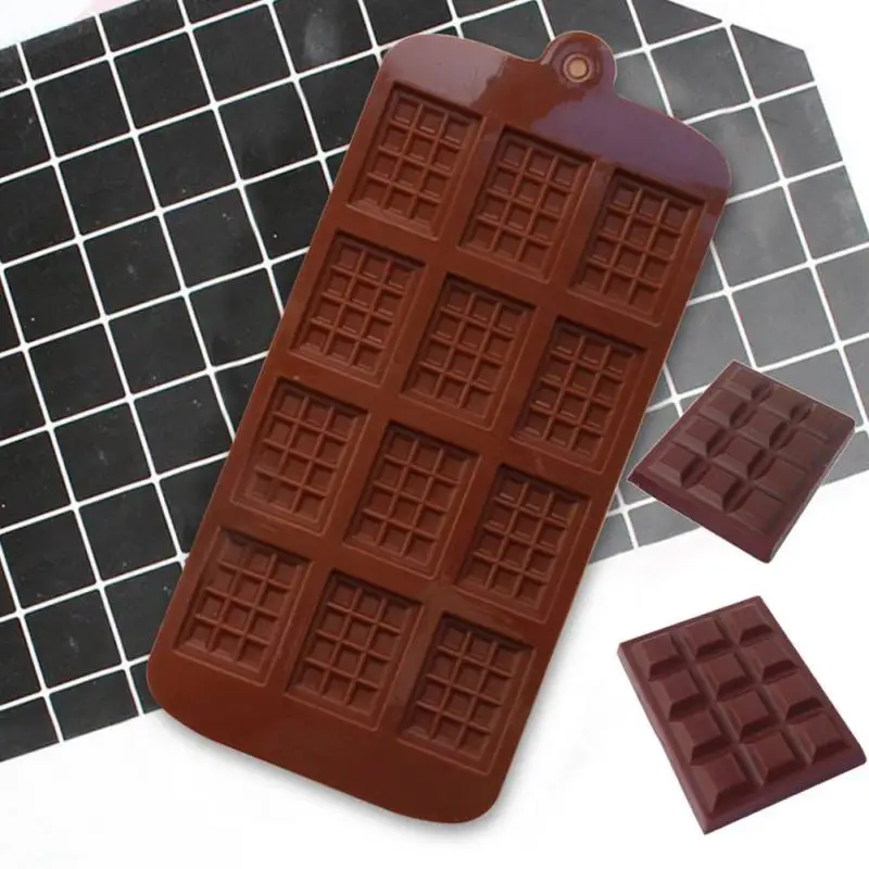 

12 Cavity Silicone Mold Chocolate Fondant Mold Waffles Molds DIY Cake Decorating Tools Mold For Baking Kitchen Accessories