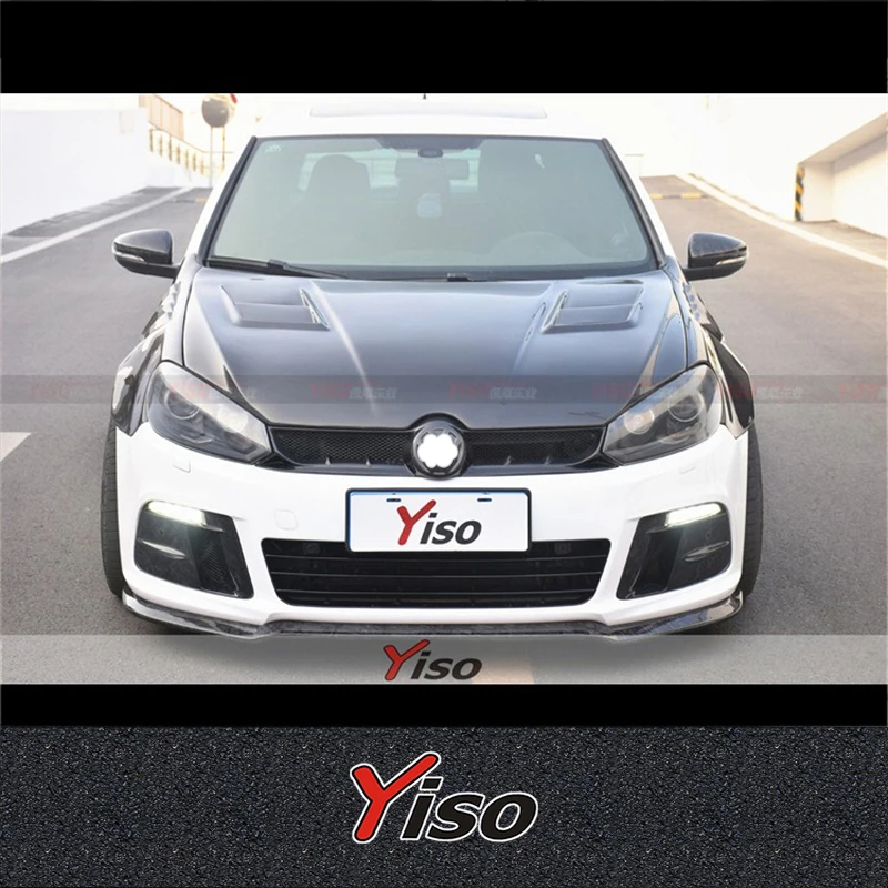 Фото Подходит для GOLF 6 R20 GTI R, модифицированный аэродинамический комплект ASPEC, крышка двигателя из карбона ASPEC для GOLF 6 R20 R GTI. №5
