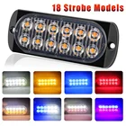 642 шт. 12 светодиодов аварисветильник стробоскоп стробоскопы для автомобилей 12 в 24 В полицейская Предупредительная мигалка желтый синий красный светодиод Автомобильный светильник ль свет s