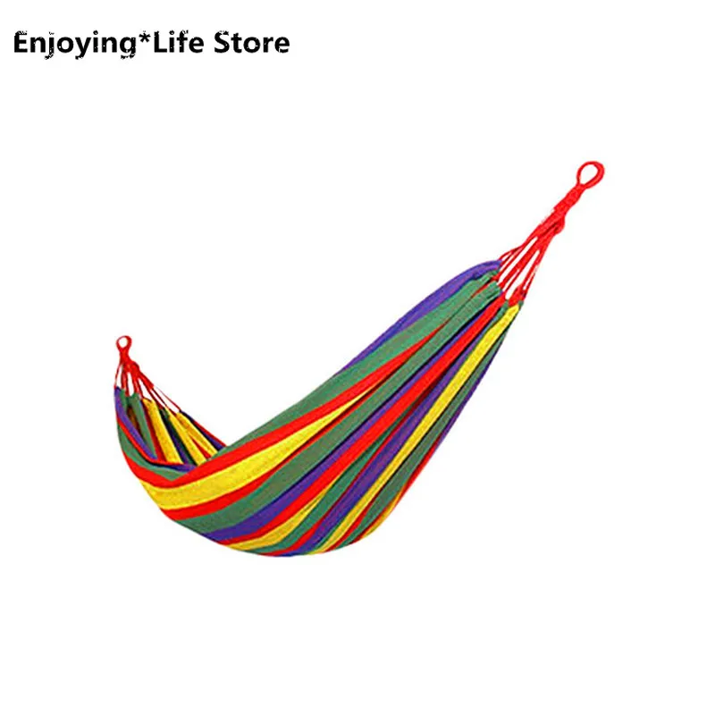 

Гамак для отдыха на открытом воздухе, гамак, одиночный двойной толстый холст, качели для взрослых, детей, кемпинга