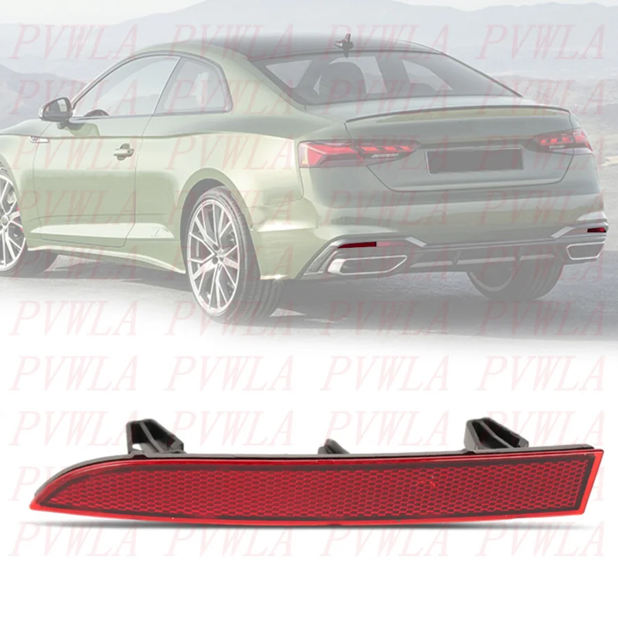 

Для Audi A4 A5 2017 2018 2019 2020 2021 2023 2024 внешний боковой отражатель заднего бампера автомобильные аксессуары 8W0945105AA 8W0945106AA