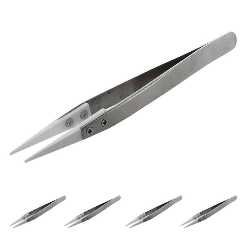 

TOP 5X Ceramic Tweezers - Heat Resistant - Pointed Tip
