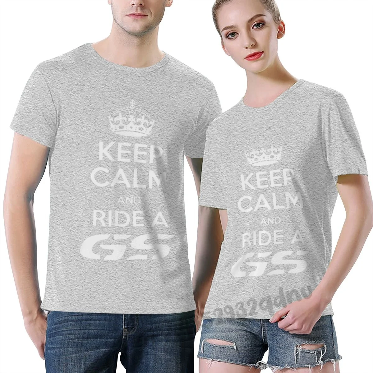 

Новая Футболка Keep Calm And Ride A GS Biker Gift, качественная Повседневная футболка с принтом для мужчин