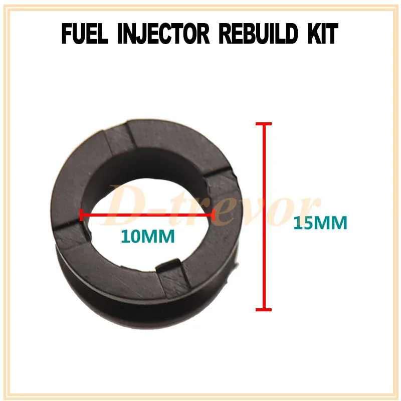500 шт. для автомобиля Honda резиновые уплотнения топливной форсунки ремонтный