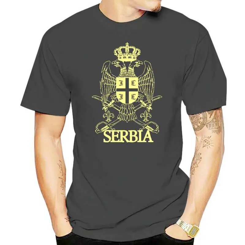 

2022 Hot Sale Summer Style T-Shirt Serbien Srebija Belgrad Serbia NEU Schwarz TOP Tee shirt
