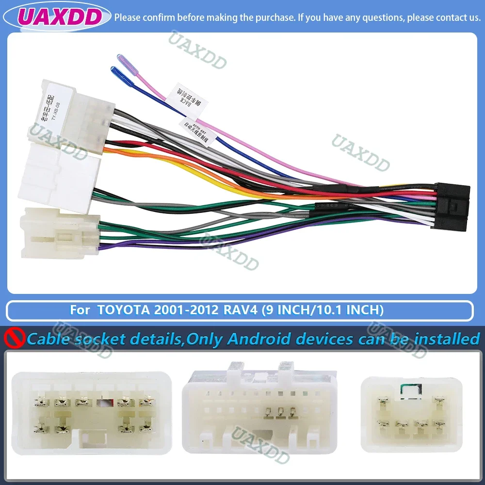 

Для 2006-2013 Toyota rav4 9-дюймовое радио android стерео рамка панель лицевая панель приборная панель аудиоплеер экран кабели навигационный жгут