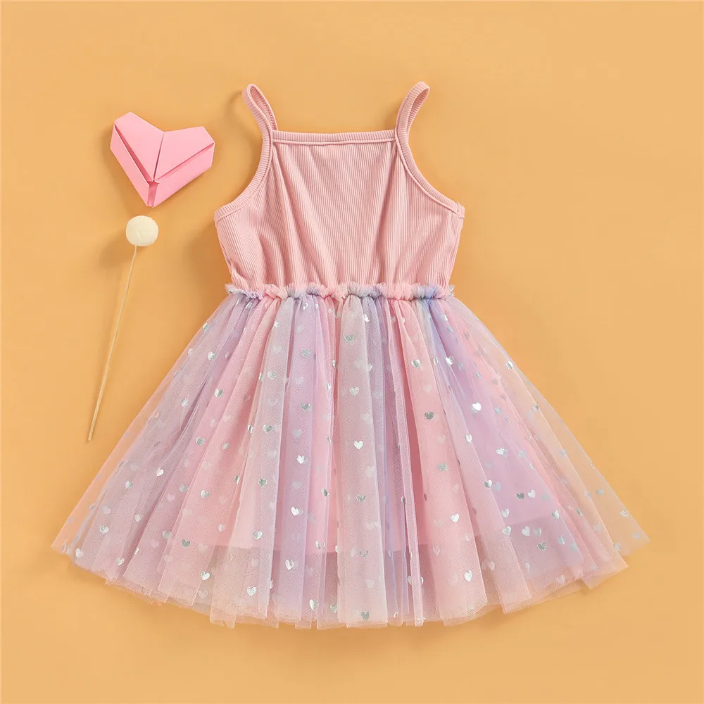 Детское платье-пачка из тюля без рукавов |