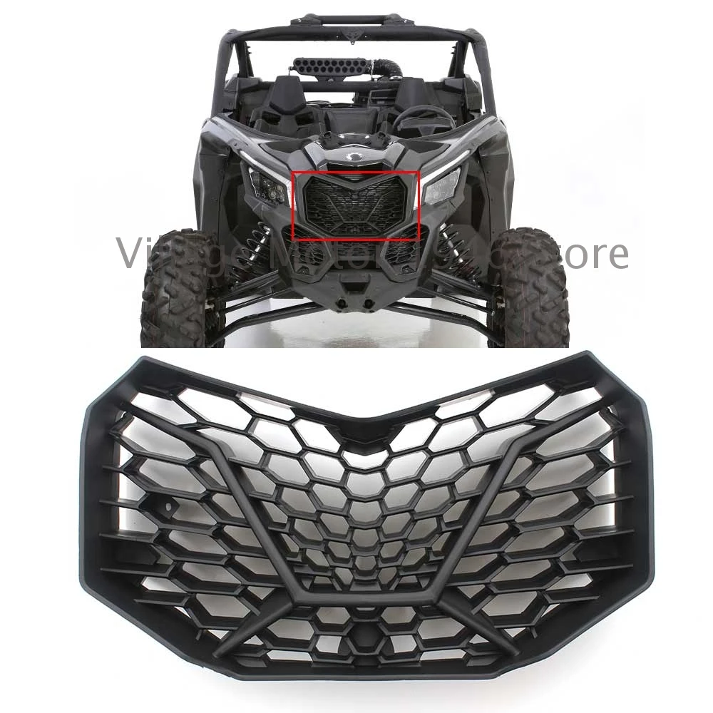 Решетки переднего радиатора решетка главной сетки матовая Черная для Can Am Maverick X3
