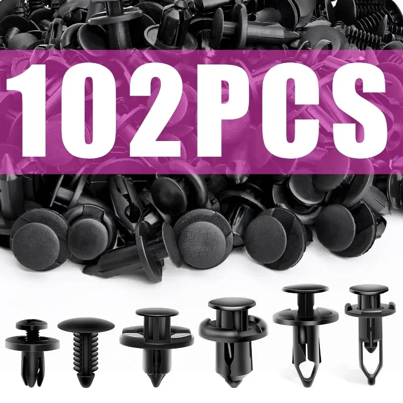 

Универсальный Набор Автомобильных Крепежей - 102 Шт. Различных Моделей, Автомобильный Зажим И Пряжка Из АБС-пластика