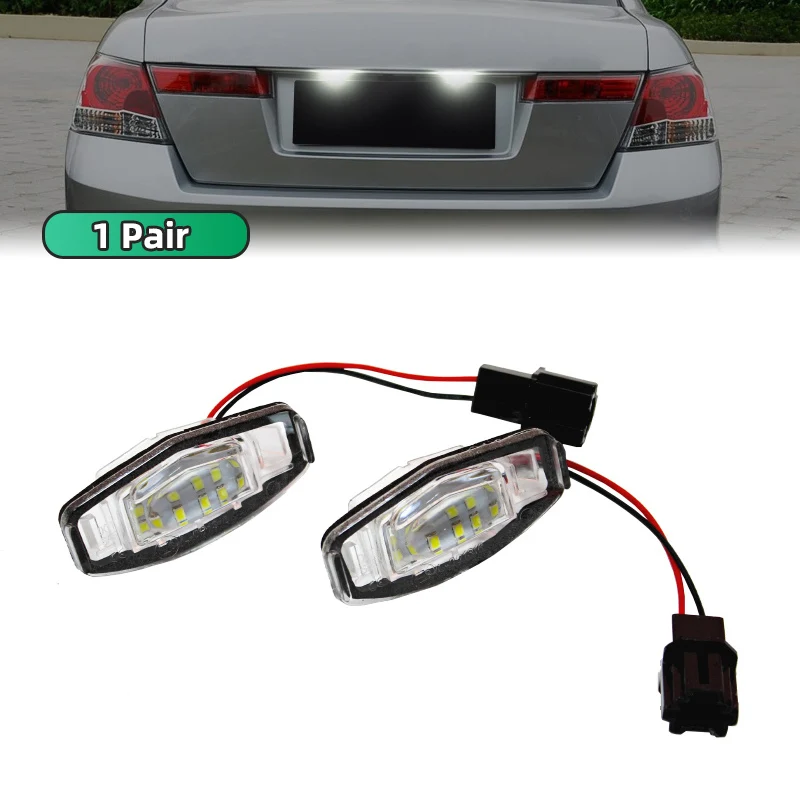 

2 Комплекта Светодиодных Фонарей Номерного Знака Для Honda Civic Accord MR-V/Pilot Odyssey City MK4 Acura MDX-подсветка Задне...