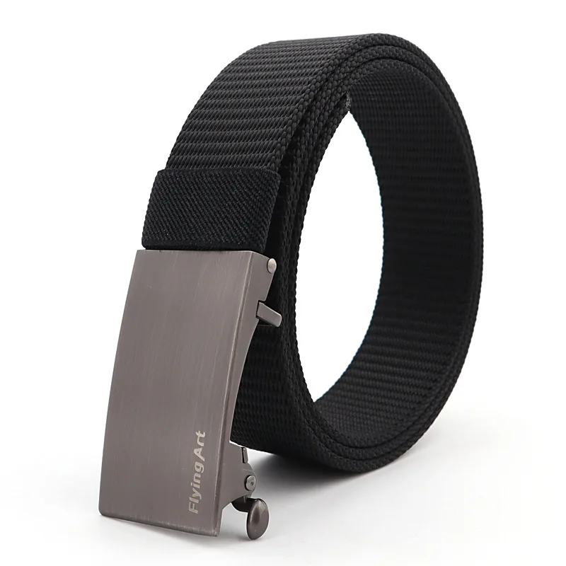 

Belts For Men Automatic Buckle Nylon Women Jeans Accessories Tactical Male Belt Canvas Military Training High Quality Waistband